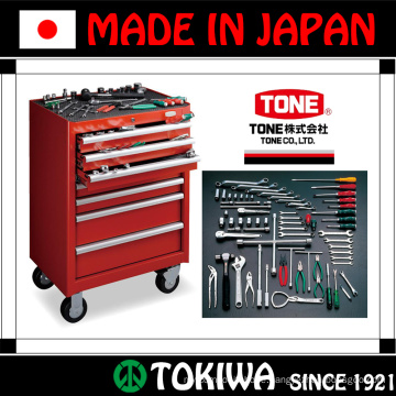 Socket & torque wrench of stainless steel & titanium. Manufactured by Tone. Made in Japan (chrome vanadium spanner set)